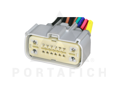 PORTAFICH CONECTOR 16 VIAS INSTALACION MOTOR FORD CONTRACONECTOR 1382