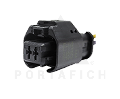 PORTAFICH CONECTOR 2 VIAS SENSOR DE TEMPERATURA-REGULADOR DE VOLTAJE PEUGEOT/CITROEN