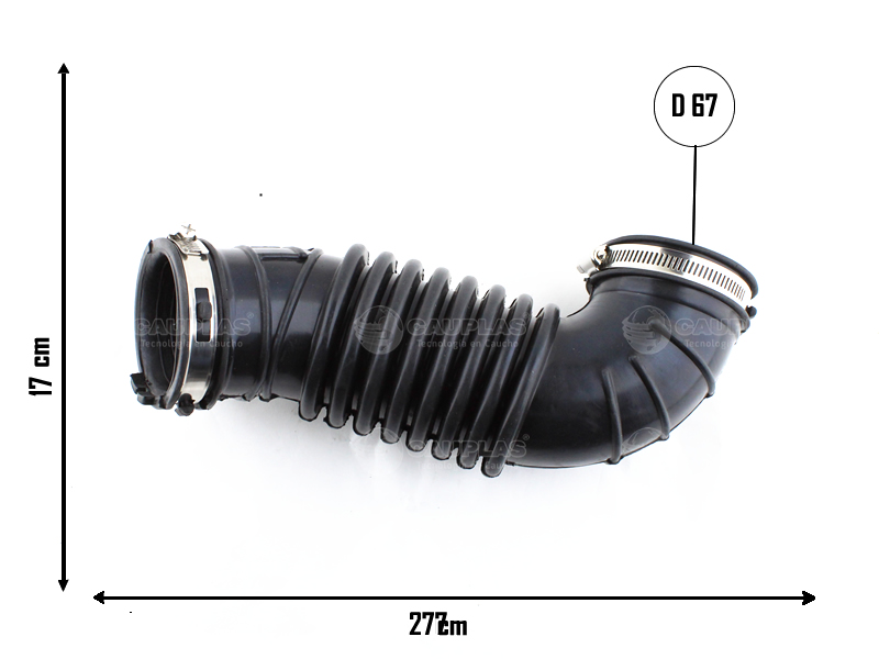 CAUPLAS MANGUERA TOMA DE AIRE CHEVROLET SONIC OEM:95489808  94537633