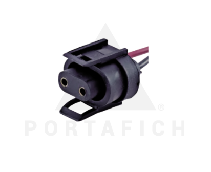 PORTAFICH CONECTOR 2 VIAS SENSOR LUZ MARCHA ATRAS FORD CARGO/F4000/RANGER/VW BUS/TRUCK