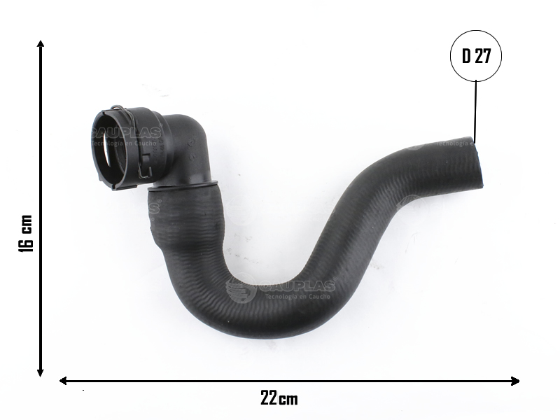 CAUPLAS MANGUERA RADIADOR INFERIOR CHEVROLET CRUZE OEM:39057860  13373153