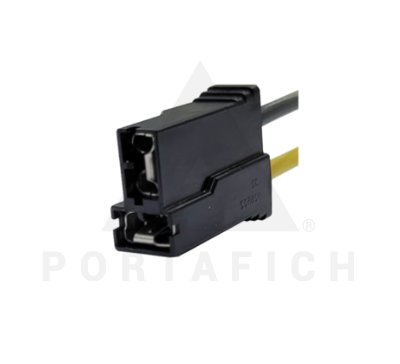 PORTAFICH CONECTOR 2 VIAS SENSOR DE A-A/ DESEMPAÑADO TRASERO/INTERRUPTOR DE FRENO SCANIA