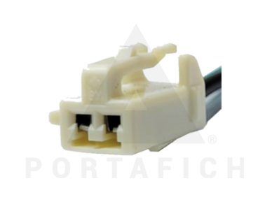 PORTAFICH CONECTOR 2 VIAS PILOTO TRASERO Y LUZ DE MATRICULA HONDA CIVIC