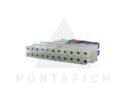 PORTAFICH CONECTOR 22 VIAS SERIE MINI UNIVERSAL MATE N LOCK 22