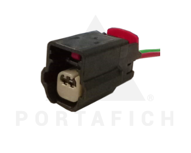 PORTAFICH CONECTOR 2 VIAS INYECCION ELECTRONICA
