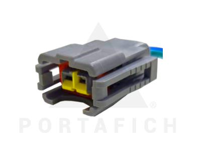 PORTAFICH CONECTOR 2 VIAS INYECTOR DE COMBUSTIBLE FORD