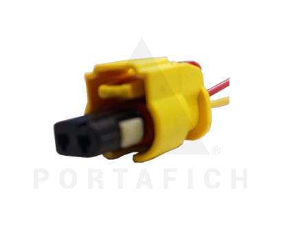 PORTAFICH CONECTOR 2 VIAS INYECTOR AUDI/VW/GOLF/TIGUAN EMPERATURA GM COBALT/GOLF/ INTERRUPTOR DE LUZ/PRESIÓN DE ACEITE GM