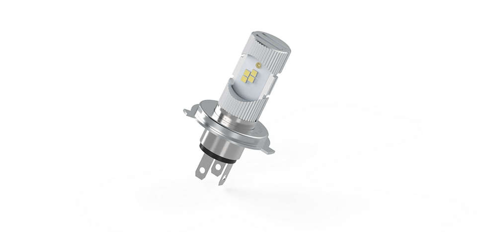 PHILIPS LAMPARA HALOG FARO DEL MOTO LED HS1 UEM 12V 6W PX43t-38