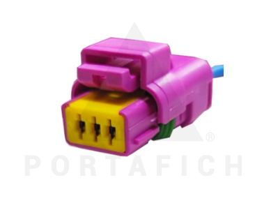 PORTAFICH CONECTOR 3 VÍAS SENSORES VARIOS PEUGEOT/CITROEN