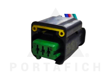 PORTAFICH CONECTOR 3 VÍAS SENSORES VARIOS PEUGEOT/CITROEN