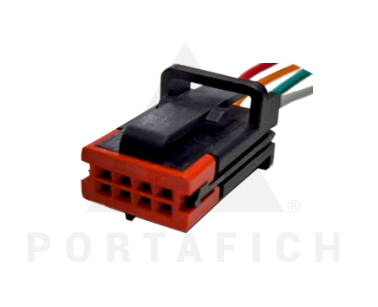 PORTAFICH CONECTOR 4 VIAS RETROVISORES ELECTRICOS