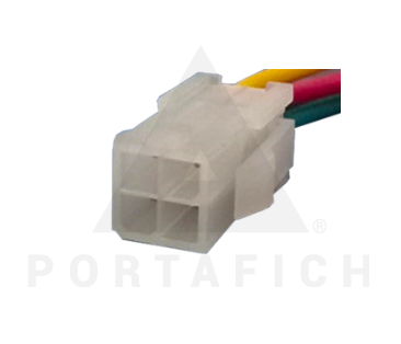 PORTAFICH CONECTOR 4 VIAS MODULO DE SONIDO MINIFIT CONTRACONECTOR 1451