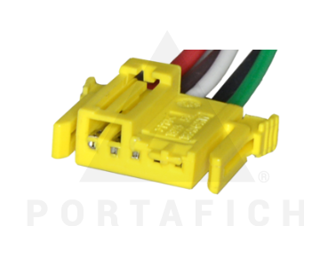 PORTAFICH CONECTOR 5 VIAS AIRBAG/CORREA/VOLANTE/BOCINA/TAPON RELOJ MUELLE VW GOL/SAVEIRO G4-G5/FOX
