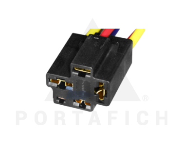 PORTAFICH CONECTOR 5 VIAS RELE 70AMP