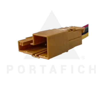 PORTAFICH CONECTOR 5 VIAS CONTACTO PLANO VW/AUDI/SEAT