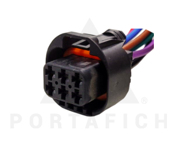 PORTAFICH CONECTOR 6 VIAS MODULO ELECTRONICO GM