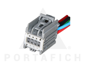 PORTAFICH CONECTOR 8 VIAS MOTORCRAFT FORD