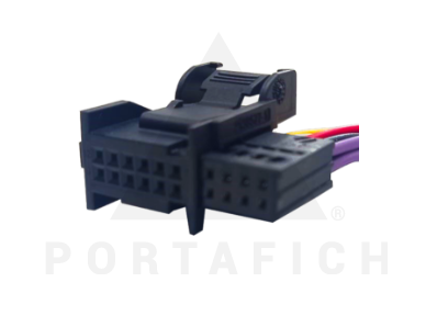 PORTAFICH CONECTOR 12 VIAS BOTON LEVANTAVIDRIOS GM