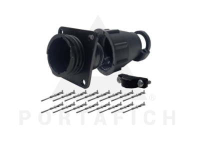 PORTAFICH CONECTOR 16 VIAS CPC CAMION/OMNIBUS CONTRACONECTOR 1482