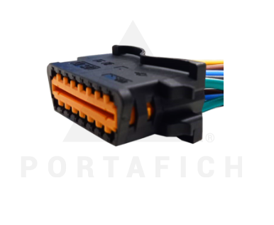 PORTAFICH CONECTOR 16 VIAS TOMA DE DIAGNOSTICO TOYOTA/NISSAN/RENAULT