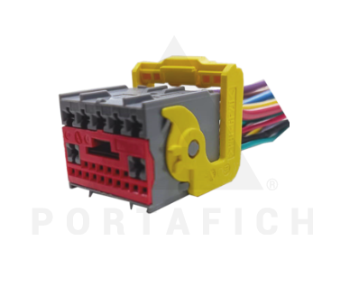 PORTAFICH CONECTOR 23 VIAS ENCHUFE ECU/COMPUTADORA FORD