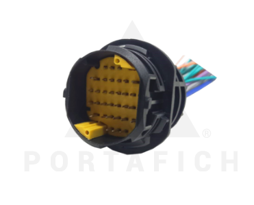 PORTAFICH CONECTOR 34 VIAS PUERTA LINEA FIAT SENSOR TEMP./INSTALACIÓN MOTOR CITROEN/PEUGEOT CONTRACONECTOR 1495
