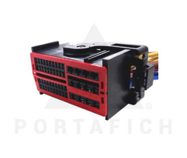 PORTAFICH CONECTOR 52 VIAS AUTORADIO DODGE/CHYSLER/FIAT/CAMARA MARCHA ATRAS DODGE/JEEP