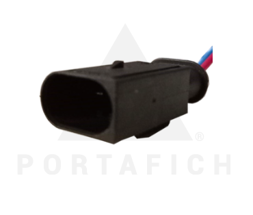 PORTAFICH CONECTOR 2 VIAS BOMBA DE COMPRESOR DE SUSPENCION NEUMATICA/ENCHUFE MOTOR MB