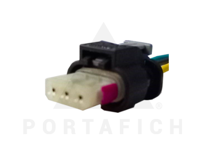 PORTAFICH CONECTOR 3 VIAS BOBINA DE ENCENDIDO FIAT ARGOS/CRONOS