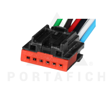 PORTAFICH CONECTOR 6 VIAS LINEA FORD
