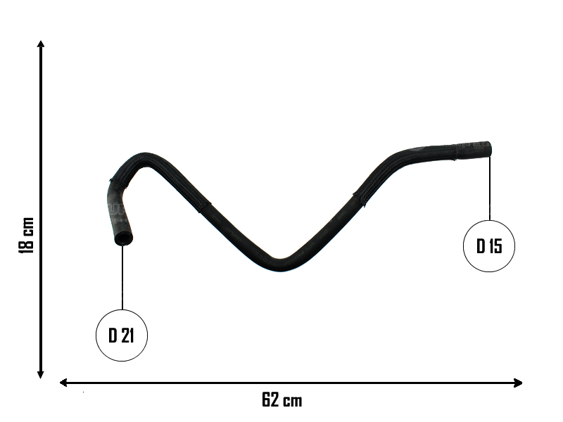 CAUPLAS MANGUERA VASO DE EXPANSION INF FORD KA II OEM:7S558K276AB AC =YACO 3831