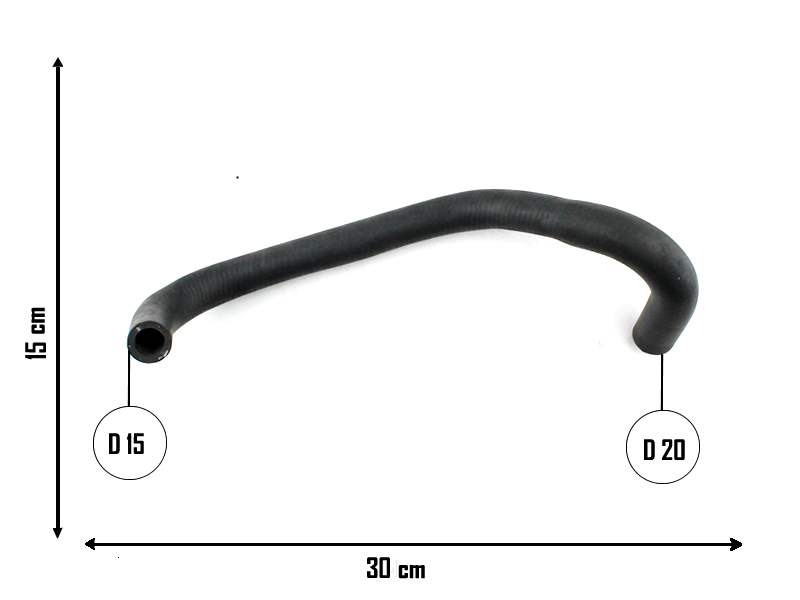 CAUPLAS MANGUERA VASO DE EXPANSION A RAD FIESTA I ECOSPORT (YACO 3009)