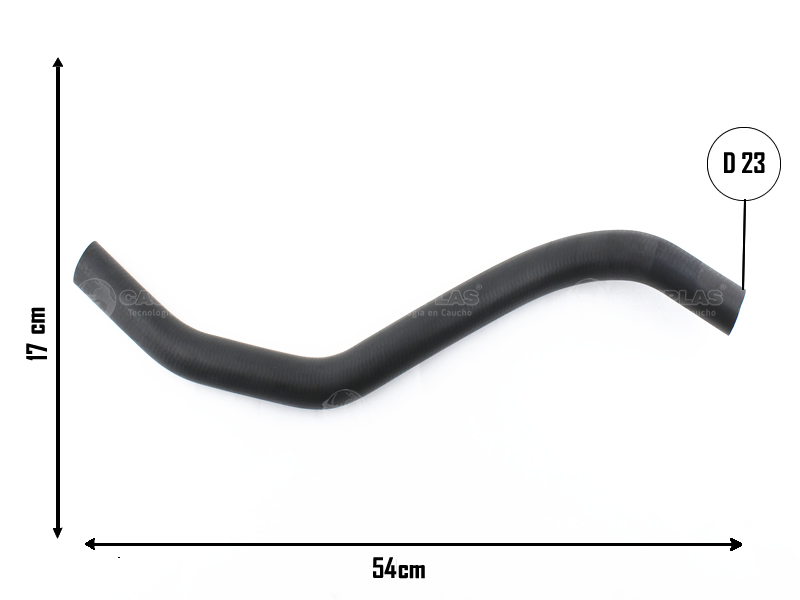 CAUPLAS MANGUERA RADIADOR SUPERIOR FORD  FIESTA ECOSPORT (YACO 2644)