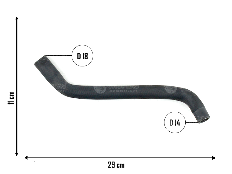 CAUPLAS MANGUERA CALEFACCION ENTRADA FORD ECOSPORT I