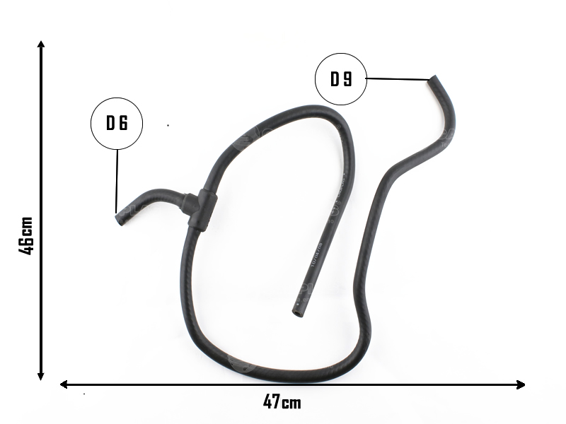 CAUPLAS MANGUERA VASO DE EXPANSION SUP FORD FIESTA OEM:7031472 =YACO 1802