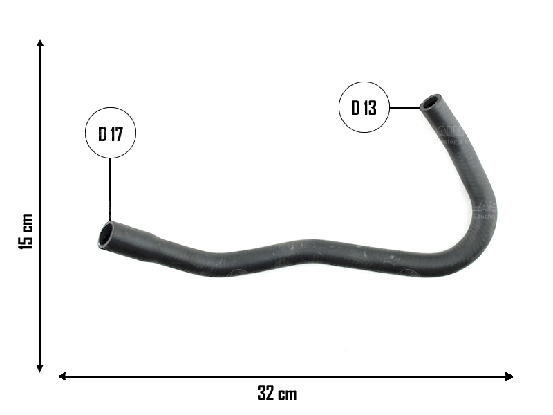 CAUPLAS MANGUERA VASO DE EXPANSION FORD ECOSPORT I OEM:2S658B081DD 2S6588081DD =YACO 3367