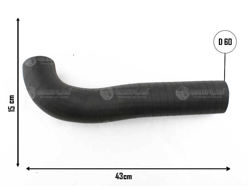 CAUPLAS MANGUERA SALIDA TURBO FORD RANGER I  =YACO 3036