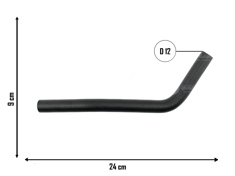 CAUPLAS MANGUERA DESCARGA DE GASES FORD RANGER I  =YACO 3595