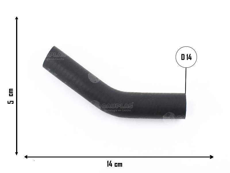 CAUPLAS MANGUERA REFRIGERACION FORD FIESTA I =YACO 2355