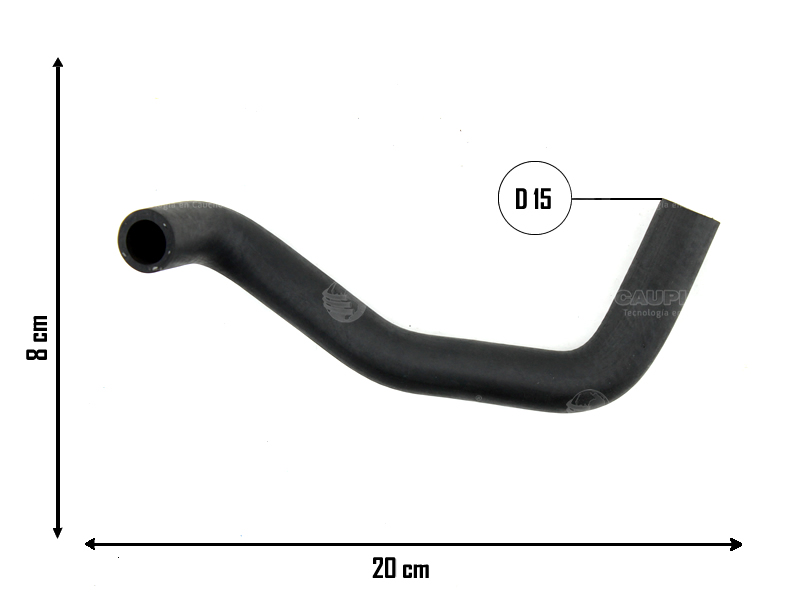 CAUPLAS MANGUERA RADIADOR DE ACEITE FORD RANGER I F100 F4000  =YACO 3756