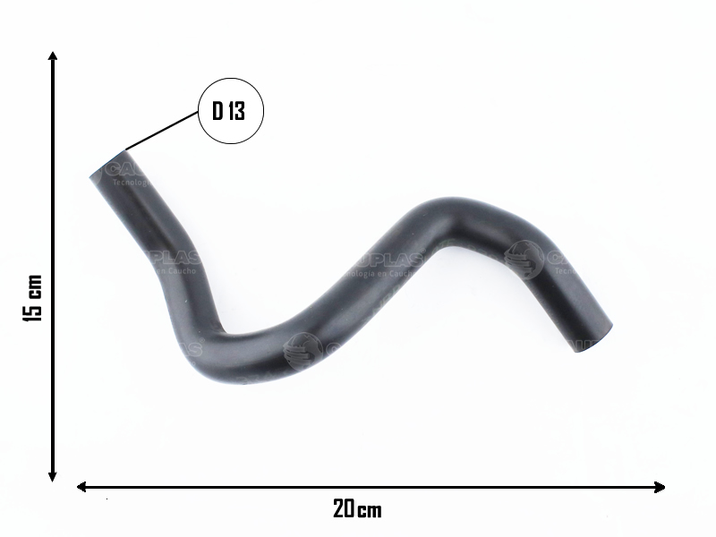 CAUPLAS MANGUERA LUBRICACION FORD FIESTA II ECOSPORT I OEM:2S6G6K609T1B =YACO 2647