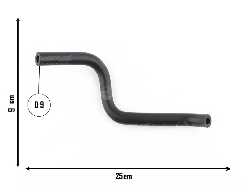 CAUPLAS MANGUERA VENTILACION DEL BLOCK ECOSPORT I FIESTA II =YACO 3834