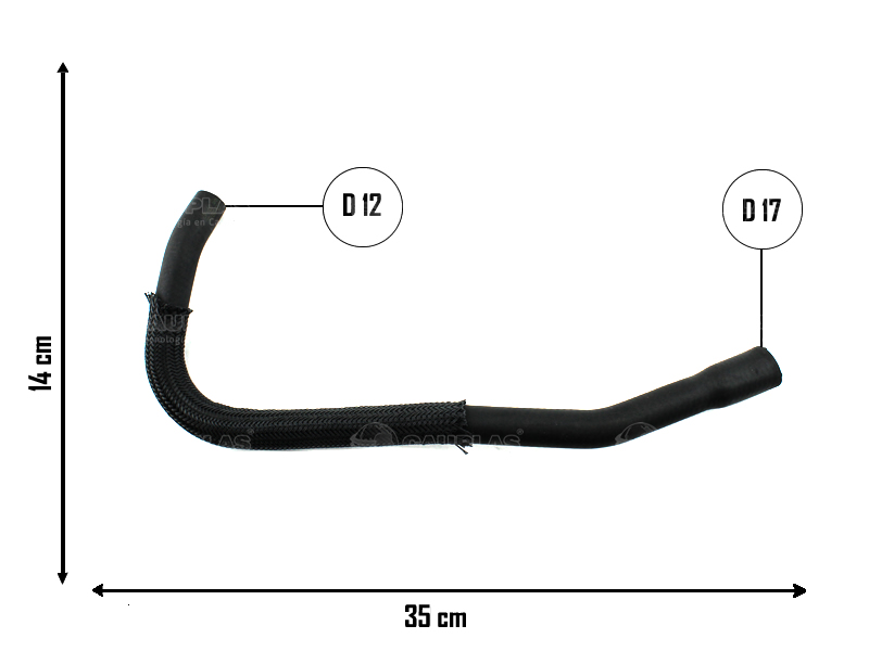 CAUPLAS MANGUERA REFRIGERACION FORD ECOSPORT I OEM:2S658B081FA  2S6588081FA
