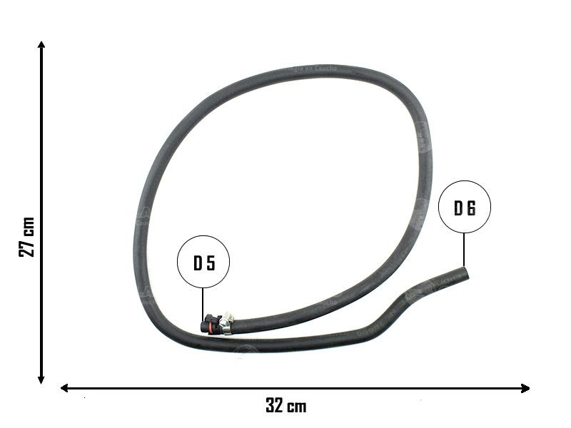 CAUPLAS MANGUERA REFRIGERACION ECOSPORT I  =YACO 2639