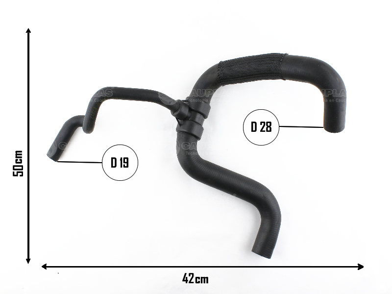 CAUPLAS MANGUERA RADIADOR INFERIOR FORD ESCORT OEM:98AB8B273HA