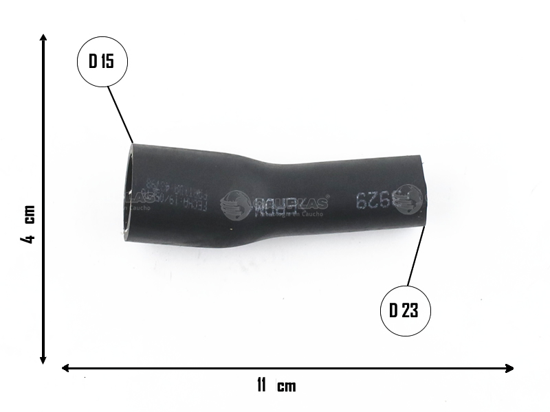 CAUPLAS MANGUERA CALEFACTOR FORD GALAXY OEM:3258193753 =YACO 1762