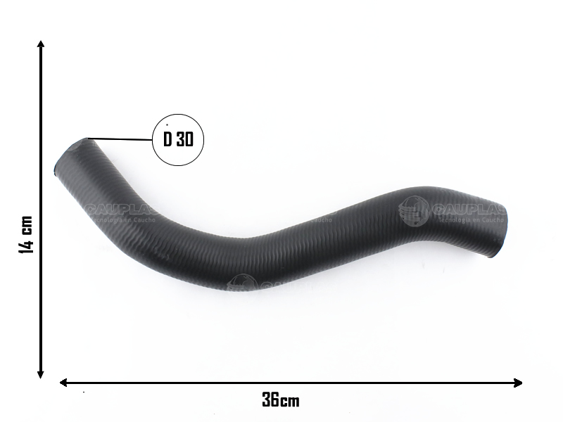 CAUPLAS MANGUERA RADIADOR SUPERIOR FORD FALCON OEM:88dr8260a =YACO 1074