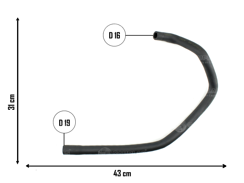 CAUPLAS MANGUERA VASO DE EXPANSION FORD FIESTA