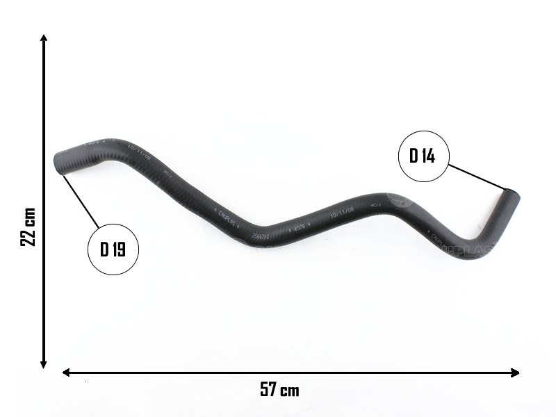 CAUPLAS MANGUERA VASO DE EXPANSION FORD FOCUS I OEM:98AB8K289BJ =YACO 2452