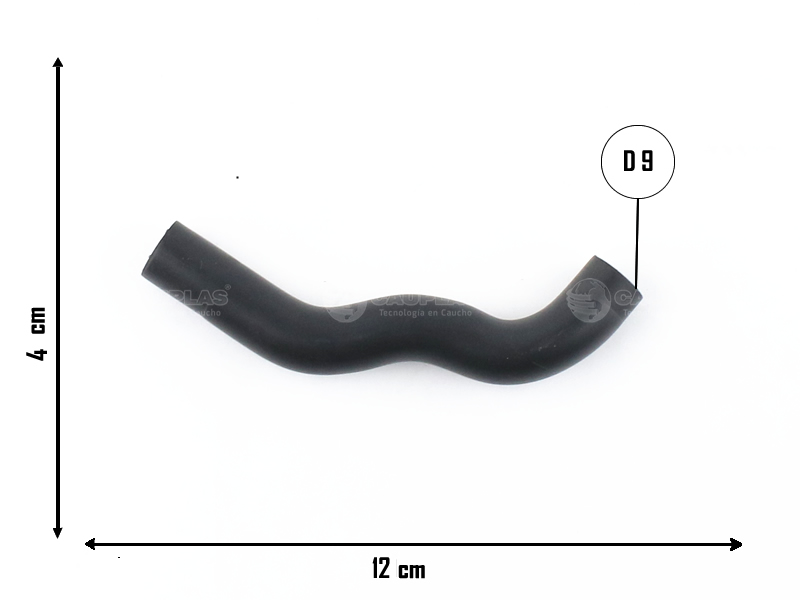 CAUPLAS MANGUERA CIRCULACION DE AIRE  FORD ESCORT COURIER FIESTA FOCUS I MONDEO  =YACO 2743